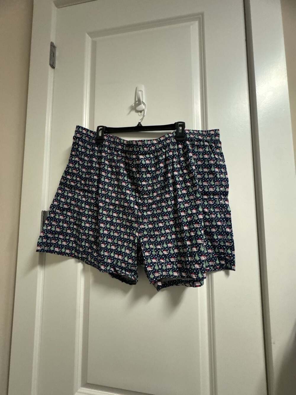vineyard vines Whale Christmas Tree Pajama Shorts Size 2XL
